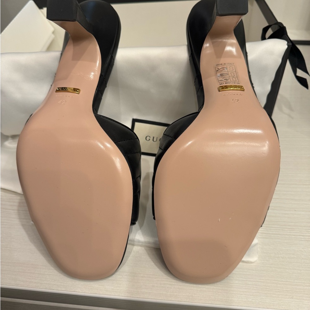 Gucci Marmont "Double G" Slide Sandal - Picture 3 of 5